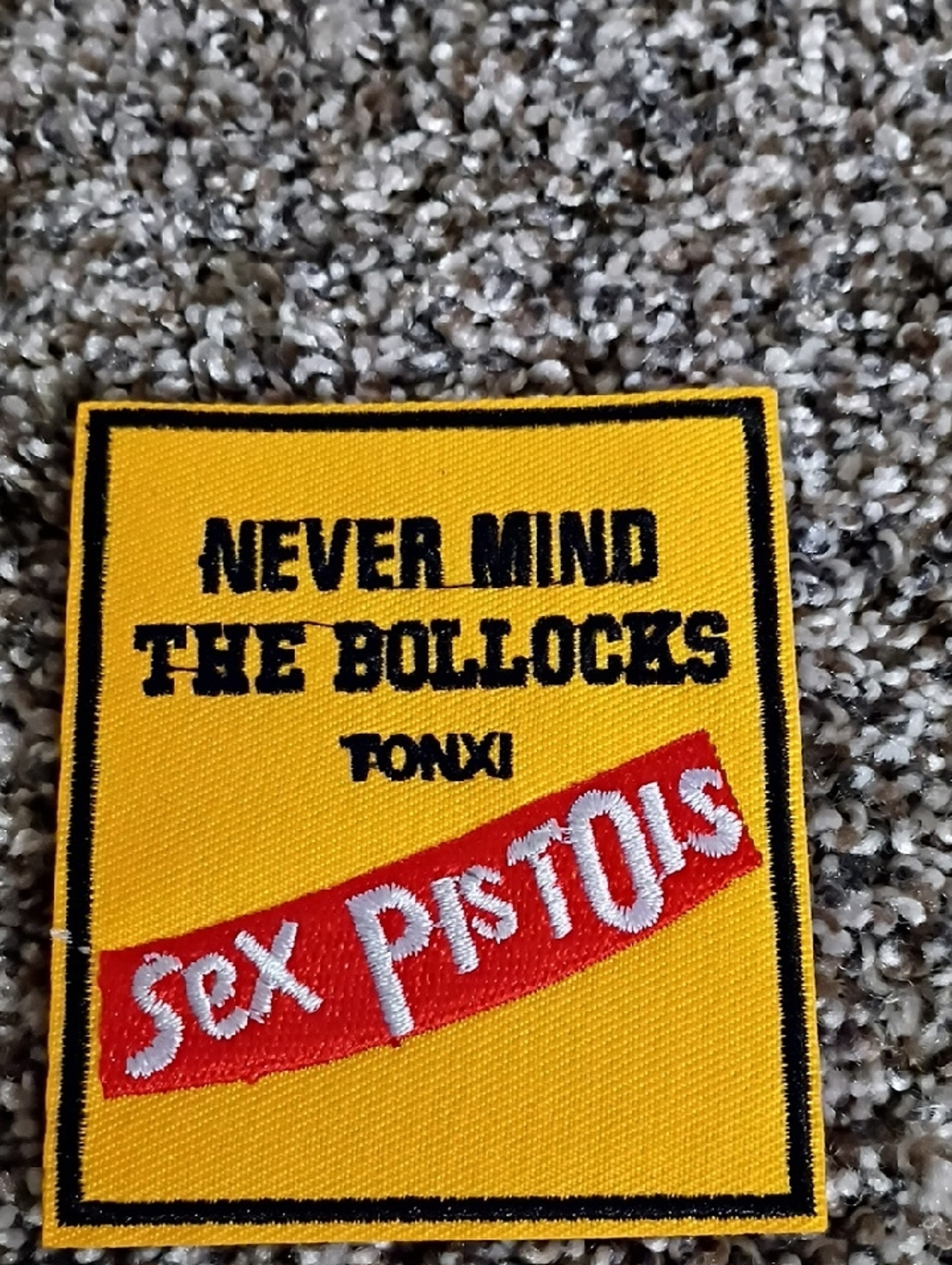 Expressions Yellow and Red 'Sex Pistols' Patch